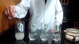 Experimento Química Disoluciones Químicas [upl. by Gintz]