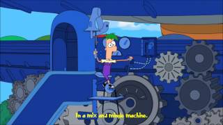 Phineas and Ferb  Mix and Mingle Machine Lyrics [upl. by Llenroc]