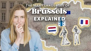 How Brussels Belgium Operates as a Trilingual City [upl. by Elauqsap560]