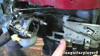 How Throttle and Choke Linkage is Setup on a Briggs 2 piece Carburetor NEW ENGINE [upl. by Syxela465]