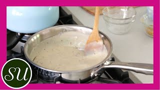 Easy Vegan White Sauce Bechamel  DairyFree GlutenFree Creamy Sauce [upl. by Ydieh]