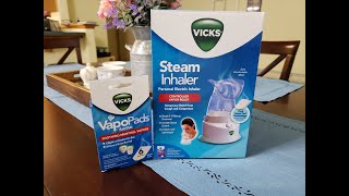 Vicks Steam Inhaler English Demonstration [upl. by Mccullough]