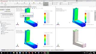 SolidWorks Simulation İle Gerilme Yığılması [upl. by Nahk]