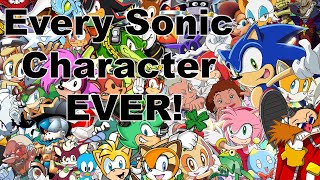 Every Sonic Character EVER 30th Anniversary Dedication [upl. by Tellford434]