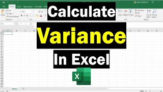 How To Calculate Variance In Excel Sample And Population [upl. by Calista]