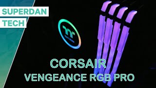 Corsair Vengeance RGB Pro memory  Awesome Light Patterns [upl. by Mettah5]