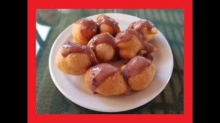 RECETA de BUÑUELOS CASEROS sin huevo [upl. by Arber319]