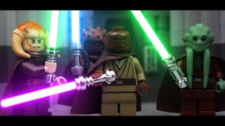 LEGO MACE WINDU vs PALPATINE  Star Wars Episode III [upl. by Fredric]