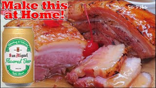 HAM  Pork Belly HAM  Filipino Homemade Holiday Ham [upl. by Eltsyrc]