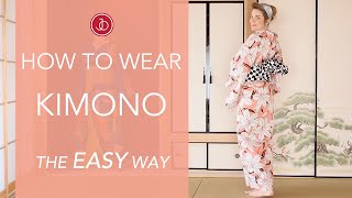 How To Wear Kimono  The EASY Way [upl. by Haymo]