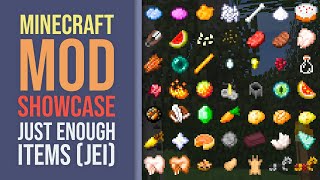 Minecraft Mod Showcase Just Enough Items JEI [upl. by Aik360]