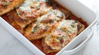 Easy Chicken Parmesan Recipe [upl. by Ahsiekal]