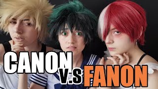 CANON VS FANON  TodoBakuDeku Cosplay Video [upl. by Halle]