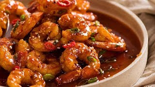 Asian Chilli Garlic Prawns [upl. by Oriana221]