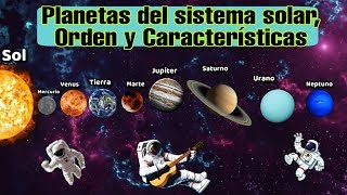 PLANETAS del sistema solar en orden [upl. by Ihdin769]