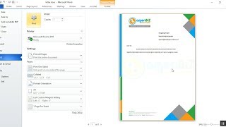 how to write or print on letterhead [upl. by Eldoria]