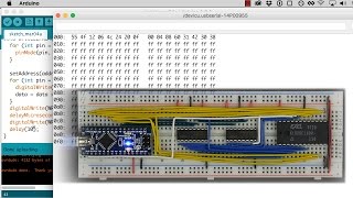 Build an Arduino EEPROM programmer [upl. by Norvall]