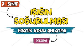 Işığın Soğurulması  7 Sınıf [upl. by Naginnarb]