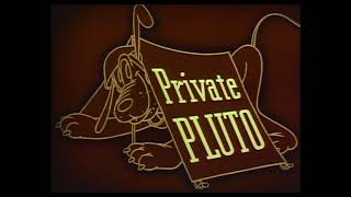 Pluto – Private Pluto 1943 – original RKO titles [upl. by Supat650]