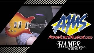 Hamer Sunburst Demo  American Musical Supply [upl. by Motteo]