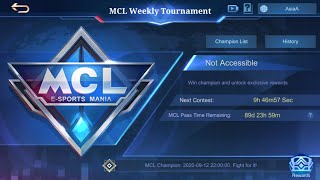 How to join MCL Champion Mobile Legend [upl. by Ydnelg302]