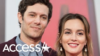 Leighton Meester Gushes Over Working With Hubby Adam Brody Its Like Going To A Party Together [upl. by Tabor]