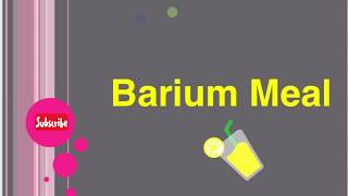 Barium Meal Procedure  Radiographer [upl. by Sedinoel]