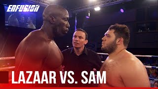 Ismael Lazaar vs Daniel Sam  David amp Goliath Full Fight [upl. by Griffith90]