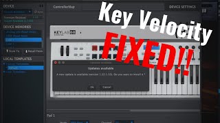 Firmware Update For Arturia KeyLab Key Velocity Fixed [upl. by Stacey]