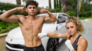 I TRAINED LIKE A PROFESSIONAL BOXER ft Ryan Garcia  Demi Bagby [upl. by Dibru773]