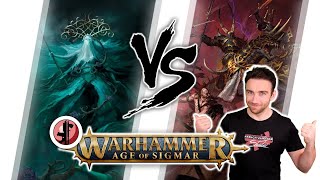 Warhammer Age Of Sigmar  Nighthaunt VS Slaves to Darkness [upl. by Nats]