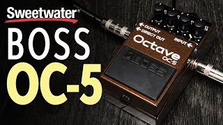 BOSS OC5 Octave Pedal Demo [upl. by Robenia]