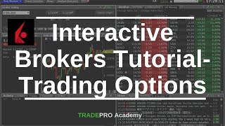 Interactive Brokers Tutorial Options trading with IB [upl. by Dix]