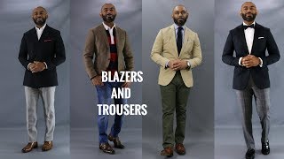 10 Best Blazer And Trouser CombinationsHow To Match Blazers And Trousers [upl. by Saalocin117]