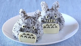 Totoro Onigiri Rice Balls となりのトトロ おにぎり  OCHIKERON  CREATE EAT HAPPY [upl. by Erich458]