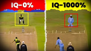 MS Dhoni High IQ Mastermind Moments  TFVCricket [upl. by Adnor451]