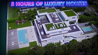 5 HOURS of LUXURY HOMES Modern Mansion Tours [upl. by Micheal]