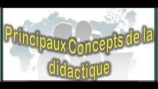 concepts didactiques [upl. by Shevlo]