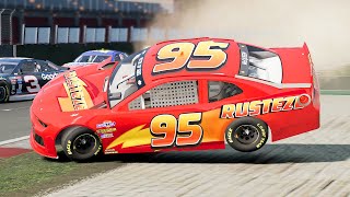 Realistic Racing Crashes 67  BeamNG Drive [upl. by Acirea]