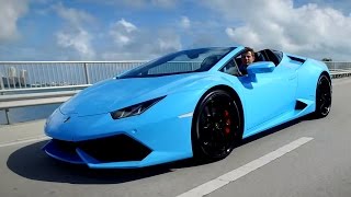 2017 Lamborghini Huracan Spyder  Review and Road Test [upl. by Eniawtna]