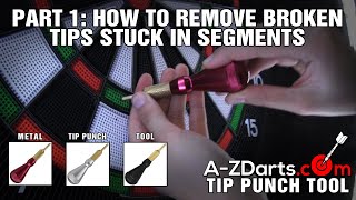 How to Remove Broken Tips From Your Soft Tip Dartboard  Part 1 [upl. by Head]