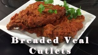 DELICIOUS Breaded Veal Cutlets [upl. by Nanni793]