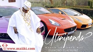 Diamond Platnumz  Utanipenda Lyric with English Translation Video [upl. by Elleinnod119]