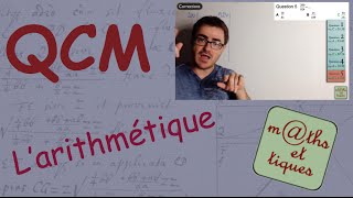 QCM  Larithmétique  Troisième [upl. by Cressy]