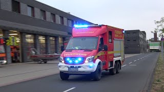 Wasserrettungseinsatz Einsatzfahrten Berufsfeuerwehr Mülheim an der Ruhr [upl. by Adnohsad]