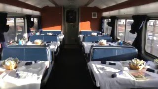 interior walk through of Amtrak train California Zephyr [upl. by Ellevart555]