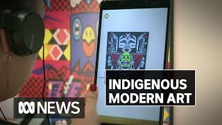 Challenging the meaning of quotAboriginal artquot  ABC News [upl. by Llevra]