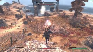 Enderal Skyrim  Epic Battlemage Combat Gameplay [upl. by Klemperer]