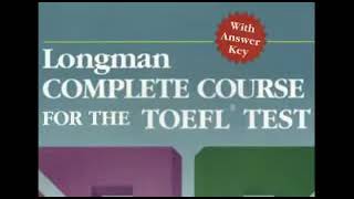 AUDIO LISTENING TOEFL LONGMAN COMPLETE TEST [upl. by Sanchez]