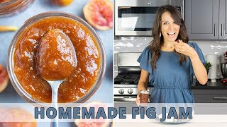 Easy Homemade Fig Jam Recipe  No Pectin Needed [upl. by Gambrell330]